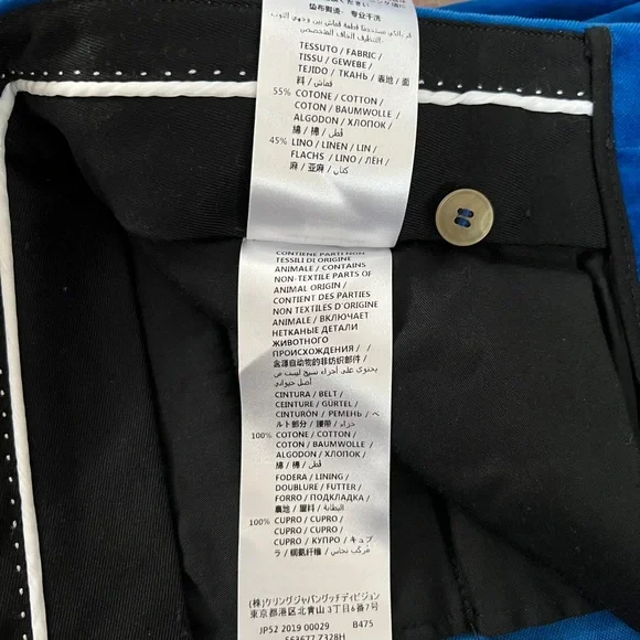 Gucci Blue Velvet Flared Cuffed Pants 48IT MEDIUM Pre-Fall 2019 Harry Styles - Picture 6 of 11